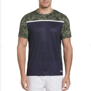 Grand Slam Graffiti Mens Tennis Crew Breathable UPF Protection Size Large